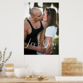 Poster Je t'aime, couple d'amour (Cuisine)