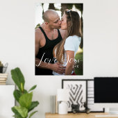 Poster Je t'aime, couple d'amour (Bureau à domicile)