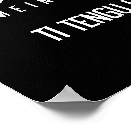 Poster "Je t'aime" dans différentes langues (Coin)