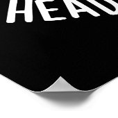 Poster Je T'Aime De Ma Tête À Mon Crapaud Dark BG (Coin)