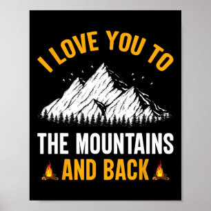Poster Je t'aime jusqu'aux montagnes et retour - Camp de