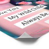 Poster Je T'Aime Mon Enfant Sauvage (Coin)