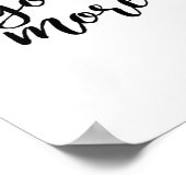 Poster Je t'aime plus design d'amour élégant (Coin)