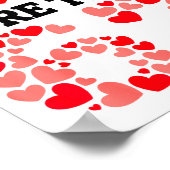 Poster Je t'aime plus que 67 Saint-Valentin 6 7 Meme H (Coin)