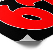 Poster Je t'aime plus que 67 Saint-Valentin 6 7 Meme Six (Coin)