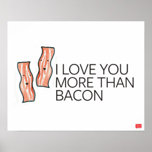 Poster Je t'aime plus que Bacon