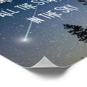 Poster Je t'aime plus que toutes les étoiles dans le ciel (Coin)