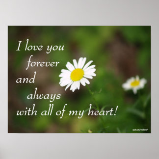 Poster Je T'Aime Pour Toujours