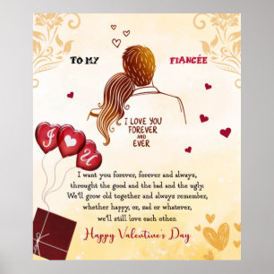Poster Je t'aime pour toujours et à jamais, Joyuse Saint-