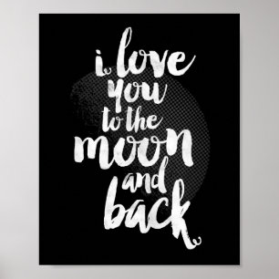 Poster Je t'aime sur la Lune et de retour