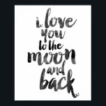 Poster Je T'Aime Sur La Lune Et De Retour<br><div class="desc">Je T'Aime Sur La Lune Et De Retour</div>