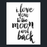 Poster Je T'Aime Sur La Lune Et De Retour<br><div class="desc">Je T'Aime Sur La Lune Et De Retour</div>