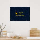 Poster Je t'aime sur la Lune et de retour (Cuisine)