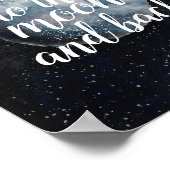 Poster Je t'aime sur la lune et l'affiche du dos (Coin)