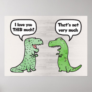 Poster Je t'aime tellement (T-Rex)