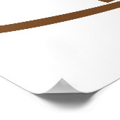 Poster Je t'aime un design romantique récent (Coin)