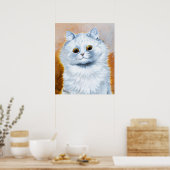 Poster Je t'aime vraiment ! par Louis Wain (Cuisine)