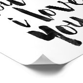 Poster Je Te Mangerai, Je T'Aime Si (Coin)