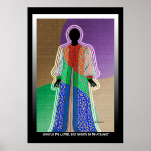 Poster Je te rendrai grâce, ô Éternel, mon Dieu !