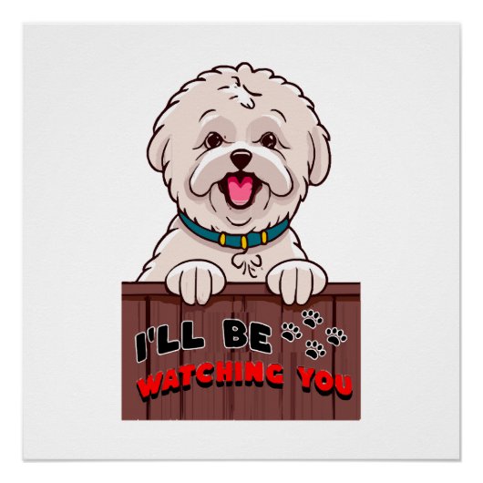 Poster Je te surveillerai (Devant)