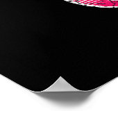 Poster Je Tire Comme Une Fille Karate Kickboxing (Coin)