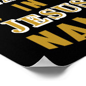 Poster Je trouve ma paix en Jésus Nom (Coin)