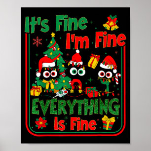 Poster Je vais bien tout va bien tout est bien pour les f