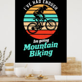 Poster Je Vais En VTT (Cuisine)