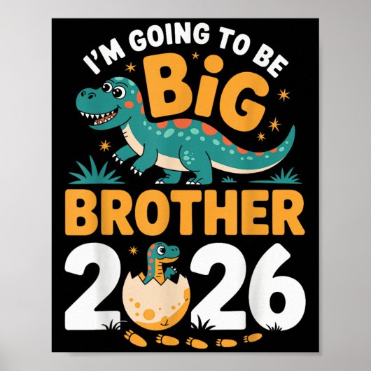Poster Je vais être Big Brother 2026 - Grossesse Dino (Devant)