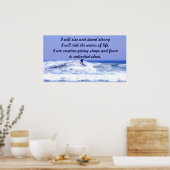 Poster Je vais_ imprimer (Cuisine)