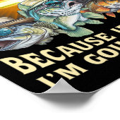 Poster Je vais laisser Dieu le réparer parce que si je le (Coin)