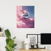 Poster Je Vais Le Faire. (Bureau à domicile)