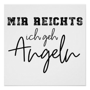 Poster Je vais pêcher