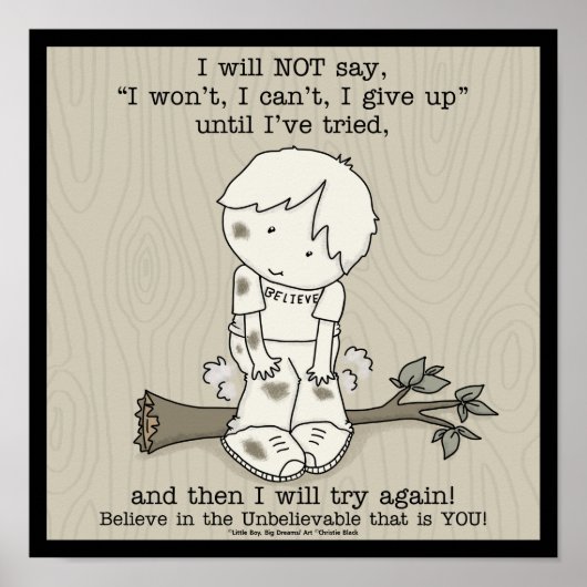 Poster Je vais réessayer (Devant)