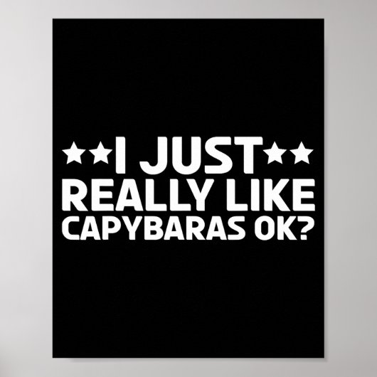 Poster Je Vais Simplemente Adorer Les Capybaras Ok Capy R (Devant)