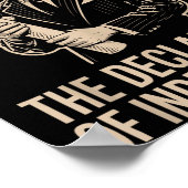 Poster Je Vais Voler La Déclaration D'Indépendance (Coin)