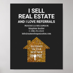 Poster Je Vends Immobilier Love Référentiels Realtor
