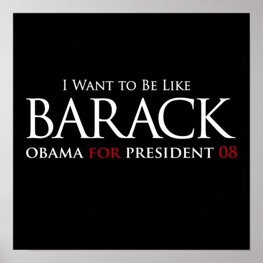 Poster Je Veux Être Comme Barack (Devant)