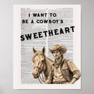 Poster Je veux être l'amour d'un cowboy (2)