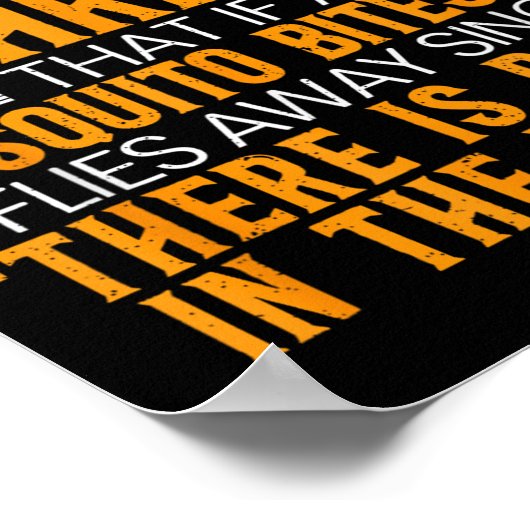 Poster Je Veux Être Si Plein De Christ Que Si Un Moustiqu (Coin)