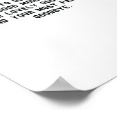 Poster Je veux être ton doux bonjour Funny (Coin)