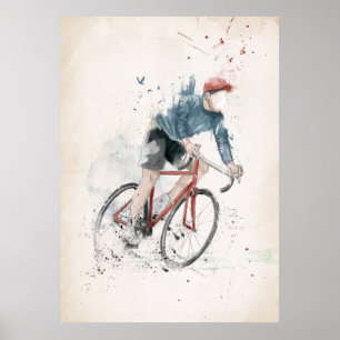 Poster Je veux faire du vélo