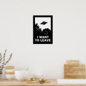 Poster Je Veux Partir (Cuisine)