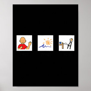 Poster Je Veux Pause Été Dernière Journée De Vols À L'Éco