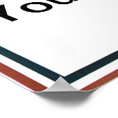 Poster Je Veux Que Vous, Oncle Sam Ajoutez Votre Texte Cu (Coin)