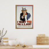 Poster Je veux que vous soyez pour l'affiche de recruteme (Cuisine)