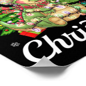 Poster Je Veux Un Dinosaure Pour Noël De Mignons Cadeaux (Coin)