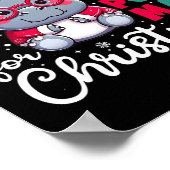 Poster Je Veux Un Hippopotame Pour Noël Funny Xmas Hip (Coin)