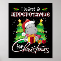 Je Veux Un Hippopotame Pour Noël Hippo De Noël Pou