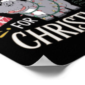 Poster Je Veux Un Hippopotame Pour Noël Noël Pour Hommes  (Coin)